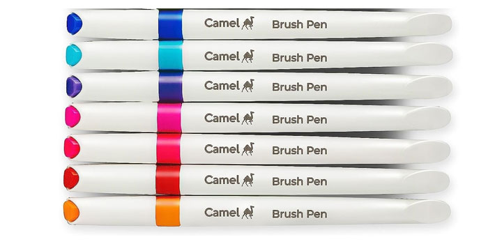 Brush Pen Assorted Shades (6 Shades)