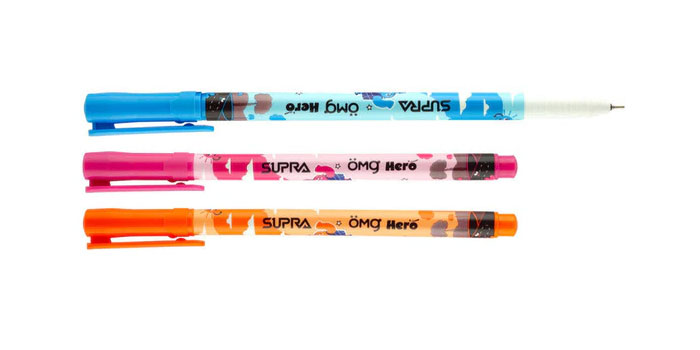 OMG Hero Ball Pen Blue Detail