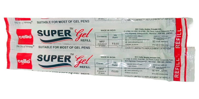 Super Gel Pen Refill Blue