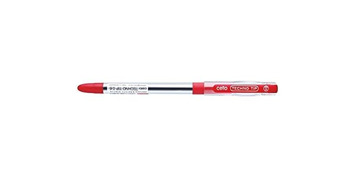 Techno Tip Ball Pen Red