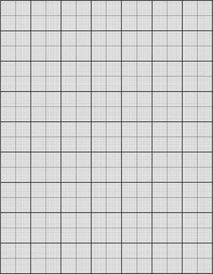 A4 Graph Paper 1mm Square