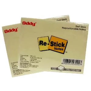 Re-stick Paper Note Ruled 3 X 2.75 Inch