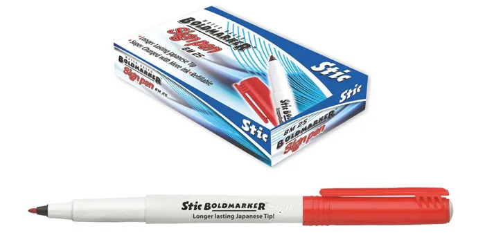 Bm-25 Sign Pen Red