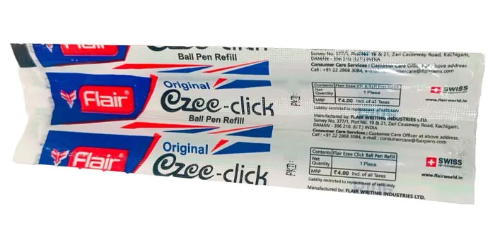 Ezee Click Ball Pen Refill Blue