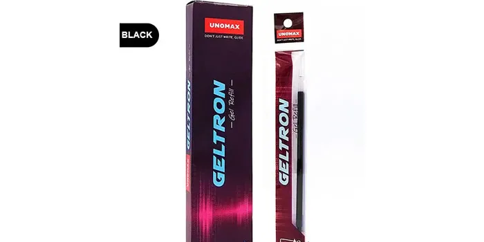 Geltron Gel Pen Black Refill Detail