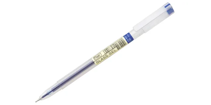 Glass Gel Pen Blue (Waterproof Gel)