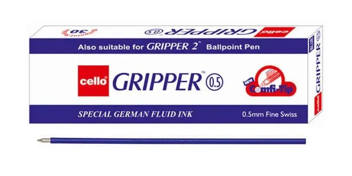 Gripper Ball Pen Refill Blue