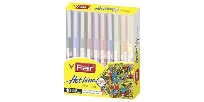 Hotline Dx Fine Liner 10 Colour Pen