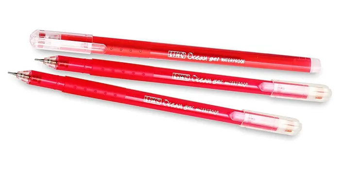 Ocean Gel Pen Red