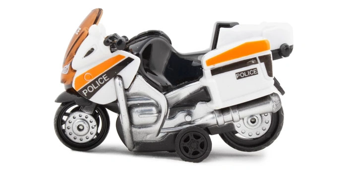 Die-Cast Metal Police Bike