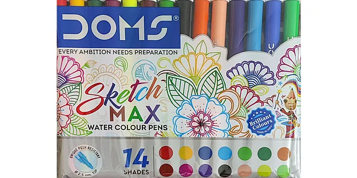 Sketch Max Water Colour Pens - 14 Shades