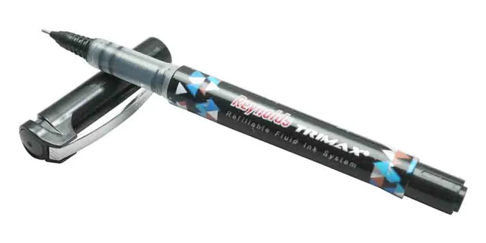 Trimax Pen Black With Free Highlighter