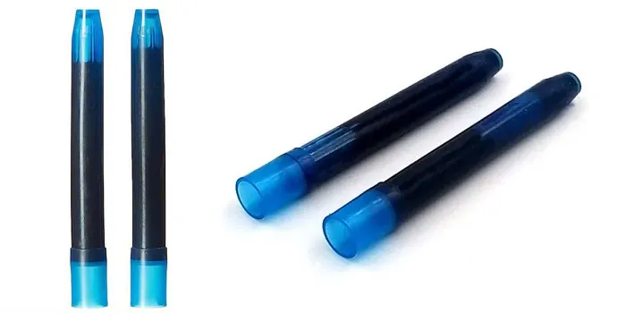 Pilot V5/V7 Cartridge System Non Toxic Ink Blue Detail